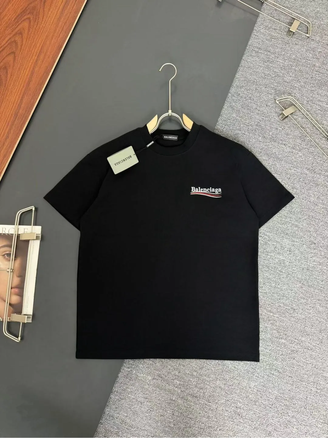 Balenciaga* *280g t logo New Arrival t ， ， Versatile ：White Black Sizes：S M L XL XXL